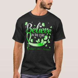 Believe In The Cure Adrenal Cancer Awareness Butte T-Shirt
