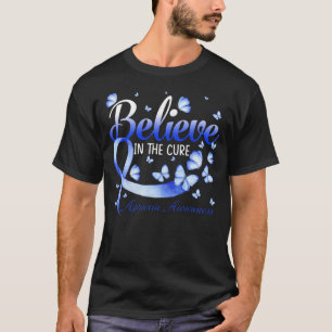 Believe In The Cure Apraxia Awareness Butterfly T-Shirt