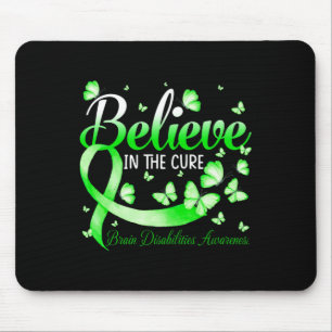 Believe In The Cure Brain Disabilities Awareness B Mouse Mat