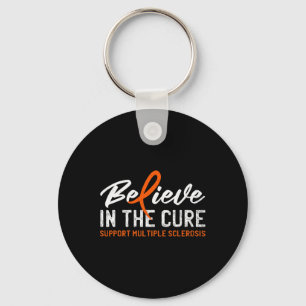 Believe In The Cure Ms Multiple Sclerosis Awarenes Key Ring