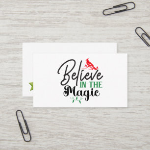 Believe in the Magic Business Card