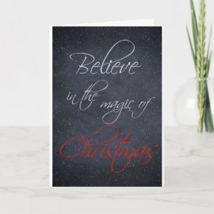 ***BELIEVE IN THE MAGIC*** CARD