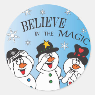 Believe in The Magic Classic Round Sticker