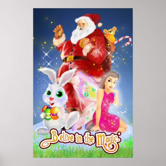 Believe in the Magic Full Size Poster (Front)