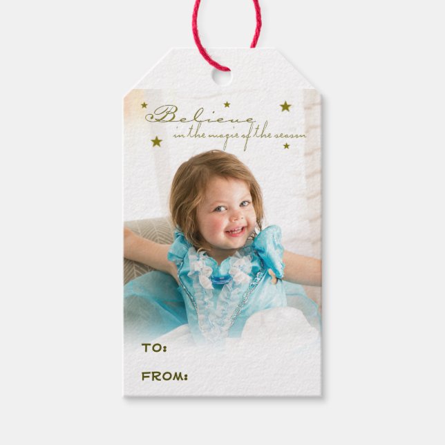 Believe in the magic gift tags (Front)