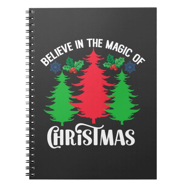 Believe in The Magic Of Christmas-82309 Notebook (Front)