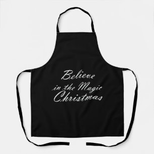 Believe in the Magic of Christmas Apron