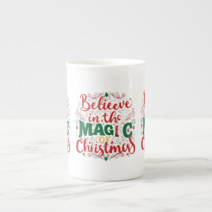 Believe in the Magic of Christmas – Bone China Mug