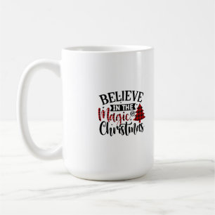 Believe in the Magic of Christmas Candles Coffee Mug
