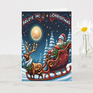 Believe in the Magic of Christmas  Card