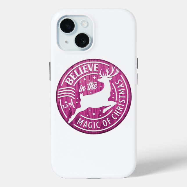 BELIEVE IN THE MAGIC OF ...  christmas          Case-Mate iPhone Case (Back)