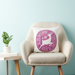 BELIEVE IN THE MAGIC OF ... christmas Cushion