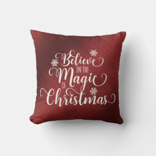Believe in the Magic of Christmas Cushion