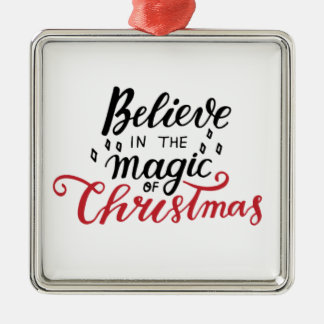 Believe in the Magic of Christmas   Metal Tree Decoration