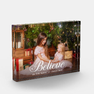 Believe In The Magic of Christmas Photo Block