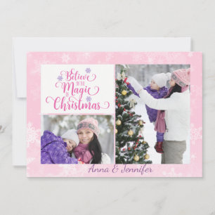 Believe in the Magic of Christmas Photo Card