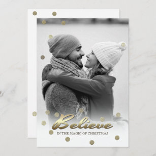 Believe in the Magic of Christmas. Photo Cards