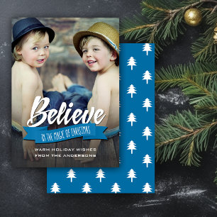 Believe in the Magic of Christmas Photo Cards