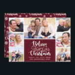 Believe in the Magic of Christmas Photo Holiday Card<br><div class="desc">Send seasons greetings to friends and family with this unique Believe in the Magic of Christmas photo holiday card. **PLEASE READ BEFORE ORDERING** If you make changes to the shape or size or choose another product and the design is cropped in any way or doesn't look right on the page...</div>