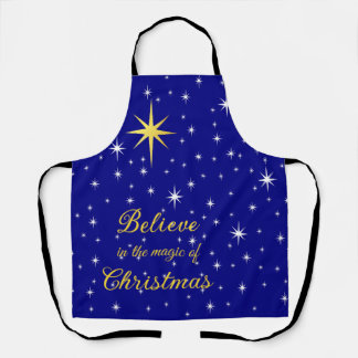 Believe in the Magic of Christmas Print Apron