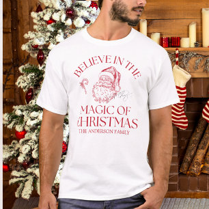 Believe In The Magic Of Christmas Red T-Shirt