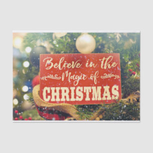 Believe in the Magic of Christmas Tissue Paper