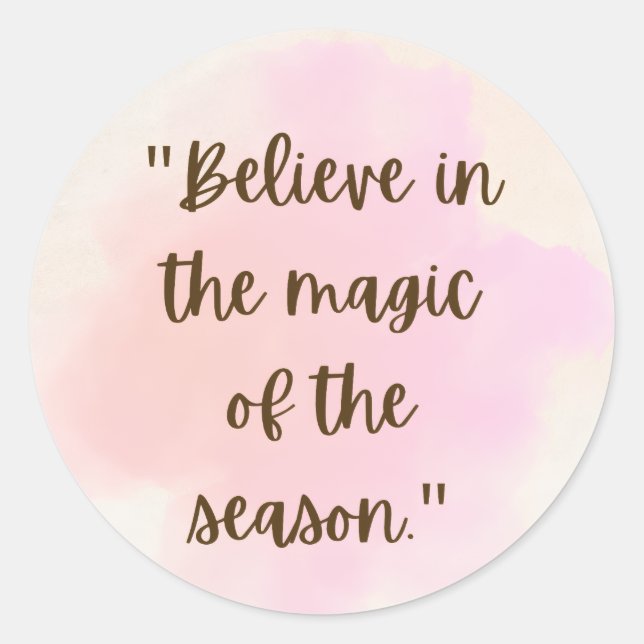 believe in the magic stickers (Front)