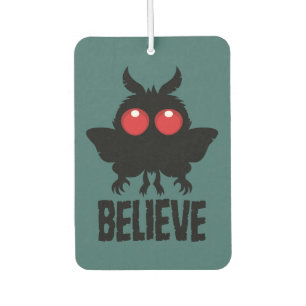 Believe In The Mysterious Mothman Car Air Freshener