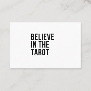 Believe in the Tarot Business Card
