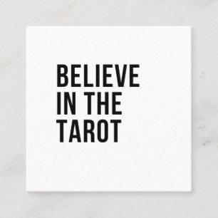 Believe in the Tarot Square Business Card