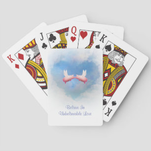 Believe In Unbelievable Love Playing Cards