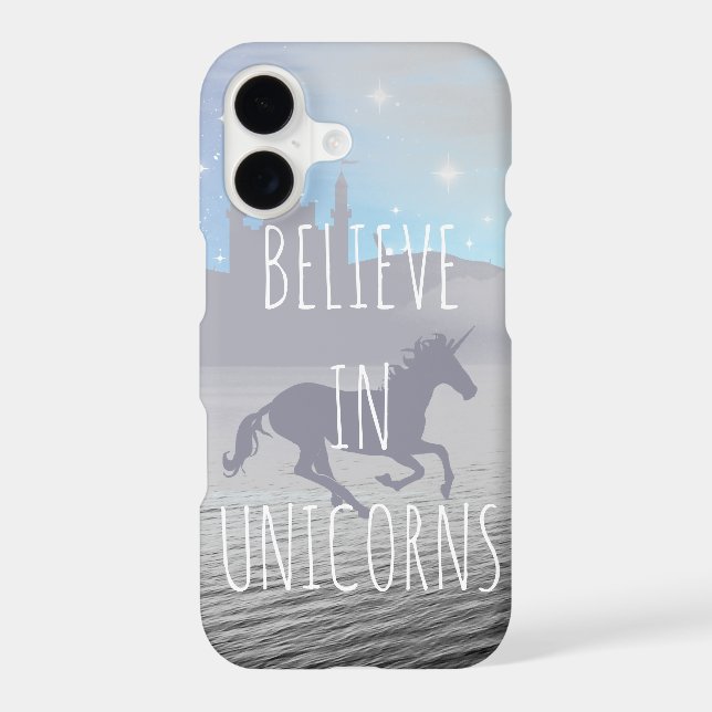 Believe in Unicorns Whimsical Art (Back)