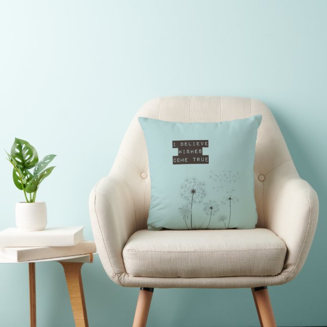 Believe in Wishes Dandelions Cushion (Chair)