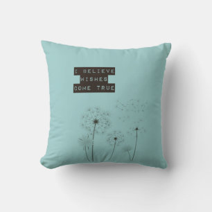 Believe in Wishes Dandelions Cushion