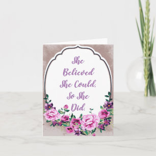 Believe in Women Card