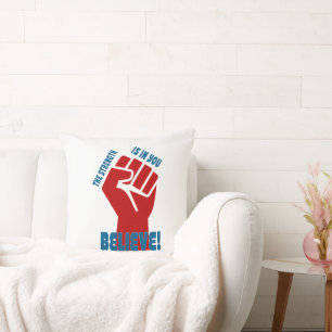 Believe in Workers Power Union Design Cushion