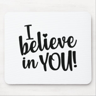 Believe In You Women's Teacher Test Day  Mouse Mat