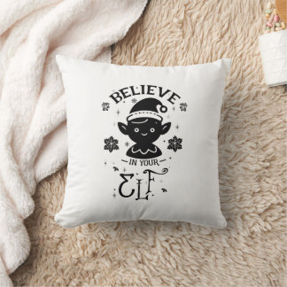 Believe in Your Elf Cushion
