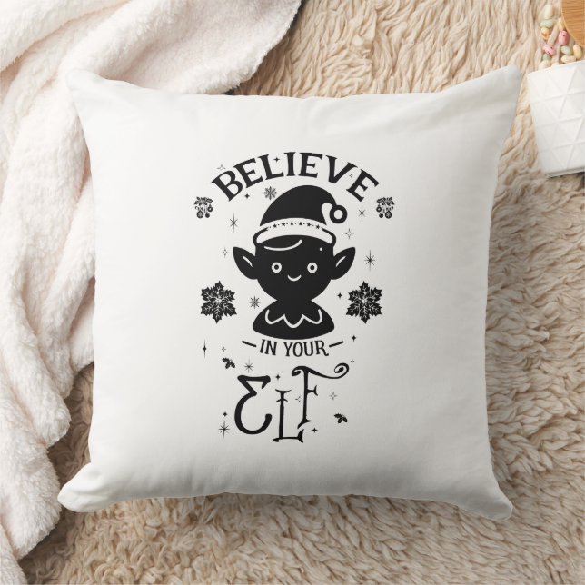 Believe in Your Elf Cushion (Blanket)