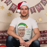 Believe In Your Elf Fun Photo Christmas T-Shirt<br><div class="desc">Fun elf photo tshirt which features your photo with an elf hat,  and the text 'BELIEVE IN YOUR ELF' personalised with your name. The font styles can be changed by clicking on the customise further link after personalising.</div>