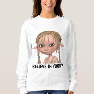 BELIEVE IN YOUR ELF Funny Ladies T-shirts