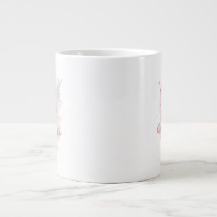 Believe in your Magic ✨   Pastel Gold Fairy Design Large Coffee Mug
