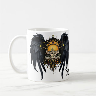Believe in Yourself, a lettering Coffee Mug