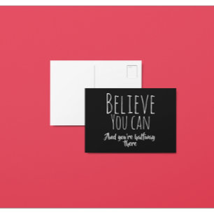 Believe In Yourself Affirmation Postcard