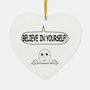 Believe In Yourself Ceramic Tree Decoration