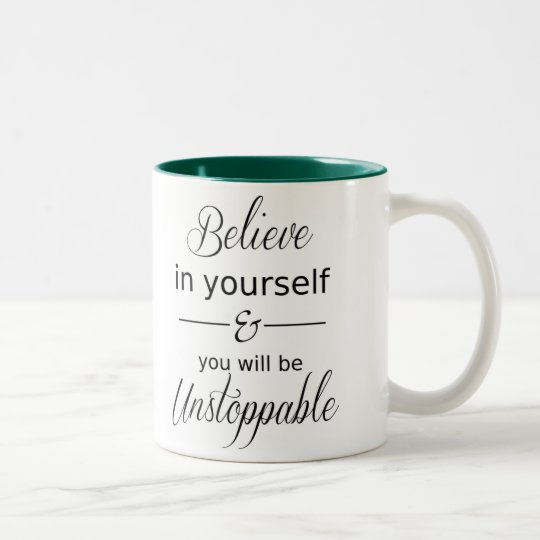 Believe in Yourself | Chic Typography Mug