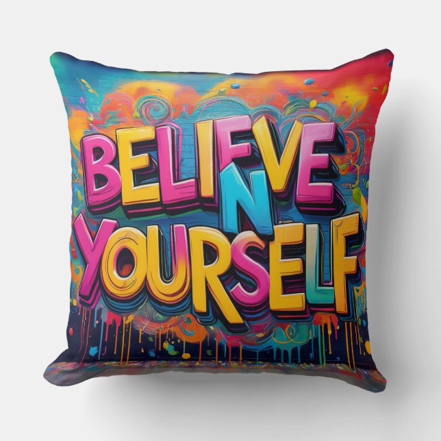 Believe in yourself cushion (Front)
