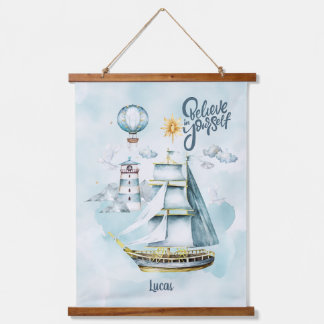 Believe in yourself Customisable Baby Blanket Hanging Tapestry