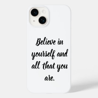 "Believe in Yourself Customisable Phone Case - Ins