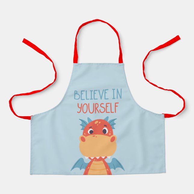 Believe In Yourself Dragon Apron (Front)